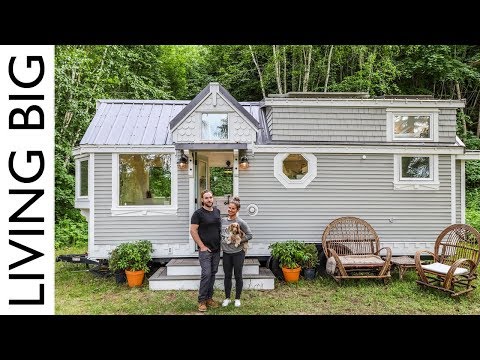 Couple Downsize Into Dream Off-The-Grid Tiny House