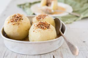 Nut and Date Stuffed Apples