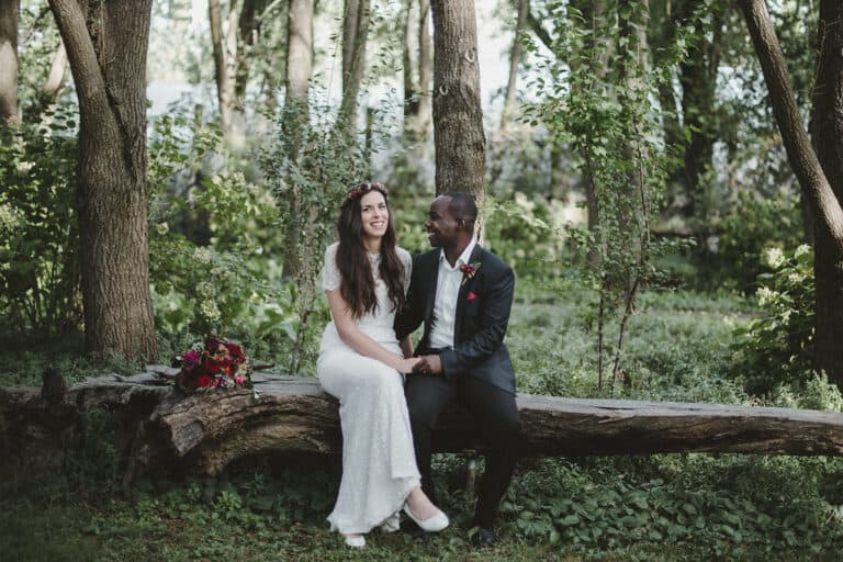 A Minimalist Vegan Wedding