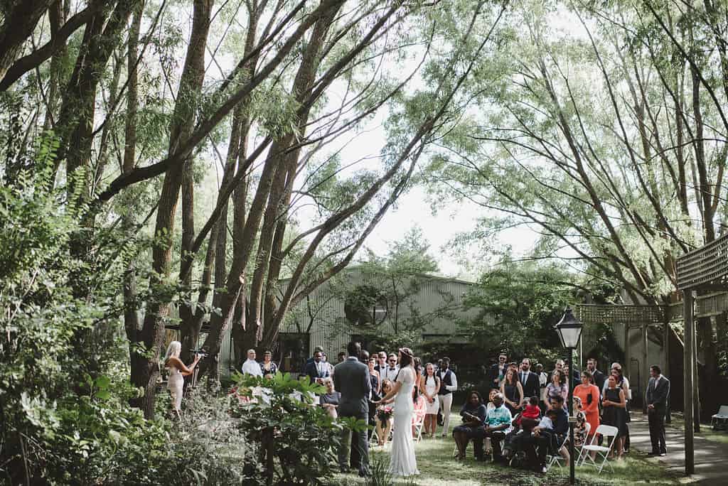 A Minimalist Vegan Wedding