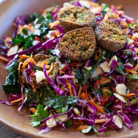 Rainbow Falafel Salad