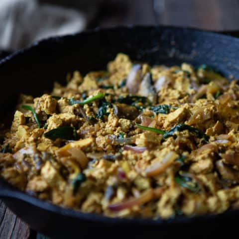Tofu Scramble Up Close