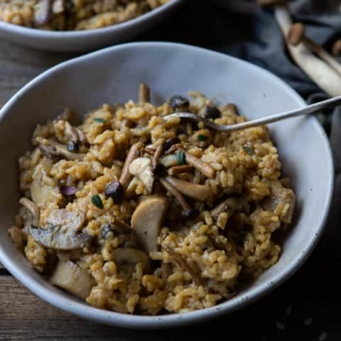 Creamy Mushroom Risotto