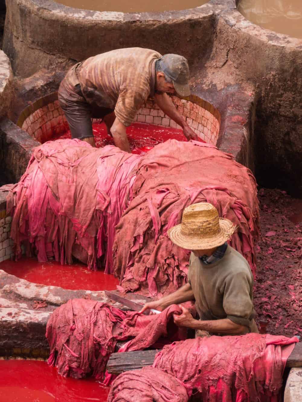 Leather Tannery in Morocco