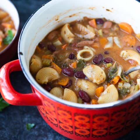 Hearty Vegan Minestrone Soup