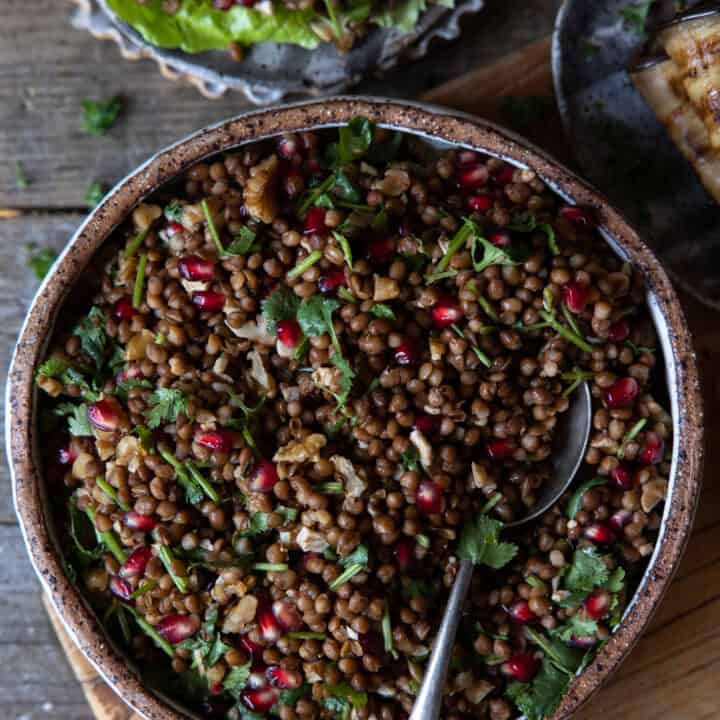 Quick & Simple Vegan Lentil Salad