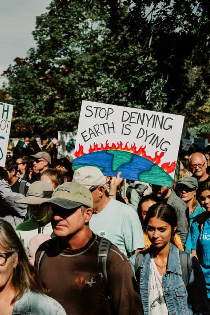 climate change protest