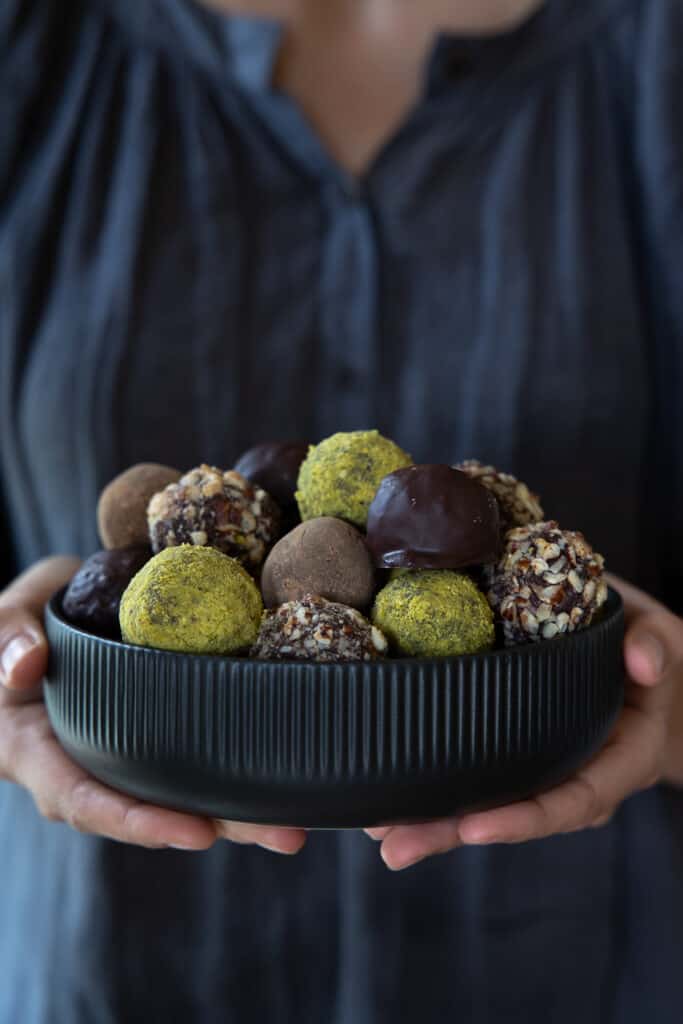 dairy free truffles four ways