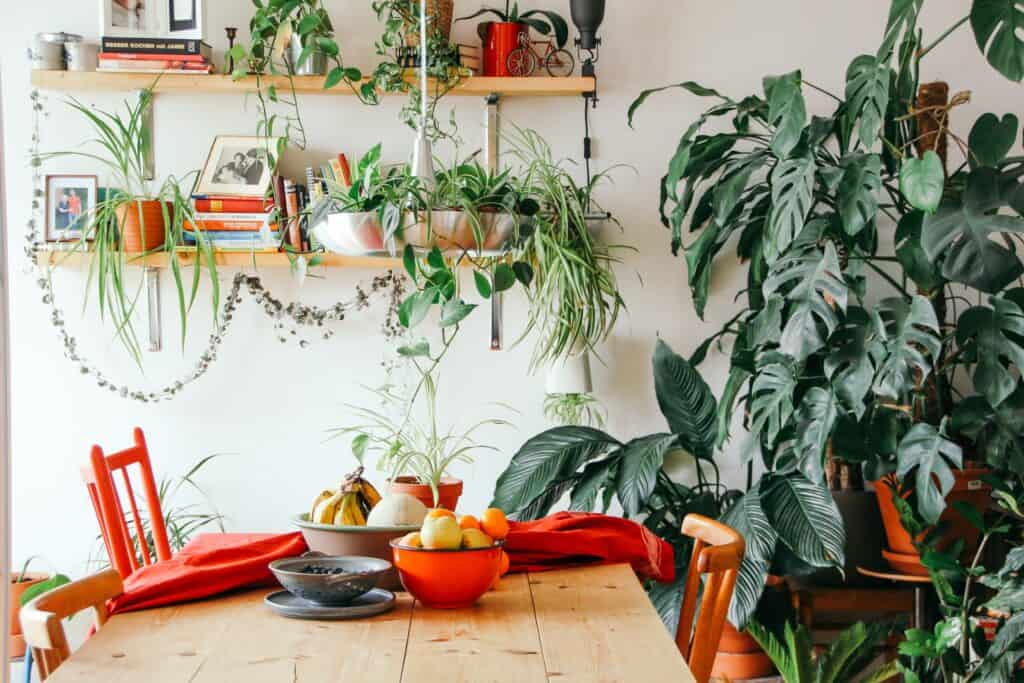 scandinavian design greenery