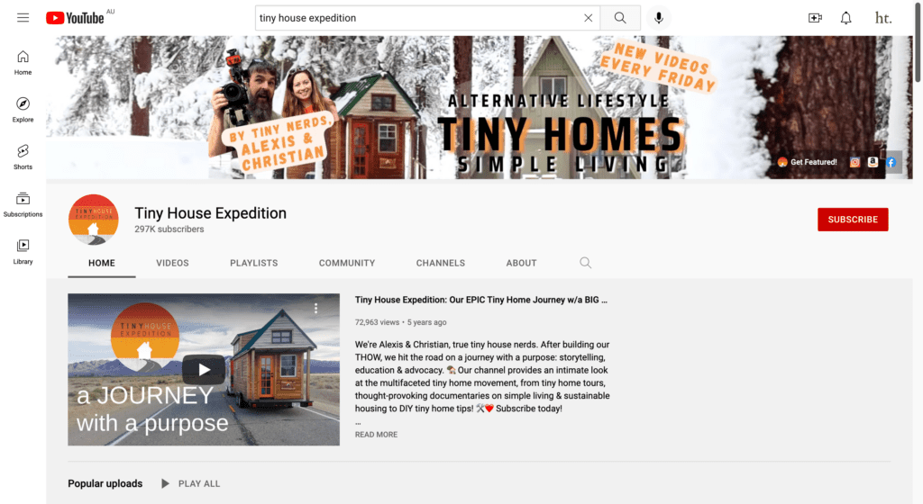 Tiny House Expedition YouTube