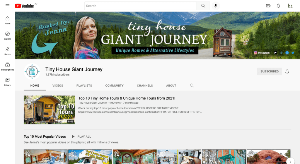 Tiny House Giant Journey YouTube